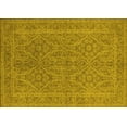 thumbnail image 1 of Ahgly Company Machine Washable Indoor Rectangle Oriental Yellow Industrial Area Rugs, 5' x 7', 1 of 4