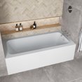 thumbnail image 3 of Streamline NAL-5700-WH 66 in. x 32 in. Acrylic Right-Hand Drain Alcove Bathtub in Glossy White With External Drain in Glossy White, 3 of 10