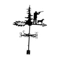 thumbnail image 3 of Hombre perro Veleta indicador de dirección del viento garaje herramienta de medición del viento Veleta de Metal para patio techo granja Gazebo Granero, 3 of 8