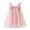 Pink, variant on Toddler Girls Sleeveless Star Moon Sequin Dress Dance Party Dresses Clothes Girls Dress with Cardigan