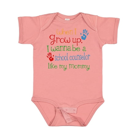 

Inktastic School Counselor Like Mommy Gift Baby Boy or Baby Girl Bodysuit