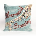 thumbnail image 2 of liora manne mermaid crossing water throw pillow, 2 of 5