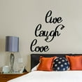 thumbnail image 2 of Handmadetneonsign Live Laugh Love Words Metal Wall Art Light, Letters Quote Sayings Metal Sign Wall Decor, Home Metal Decor, 2 of 5