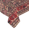 thumbnail image 2 of BSDHOME Vintage Persian Nature Animals Floral Rug Cotton Linen Tablecloth 60x84 inches Tablecover Desk Table Cloth For Dining Room, Tea Table, Picnics, Parties, 2 of 4