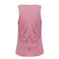 thumbnail image 5 of Mode Décontractée pour Femmes, Gilet à Col Carré Uni, 5 of 5