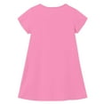 thumbnail image 4 of TQWQT Girls Pink Dresses Size 10-12 Casual Basic Tween Girls T-Shirt Dress Kids Crew Neck Cute Skater Dress Short Sleeve Summer T-Shirt Dress Pink 130, 4 of 6