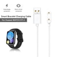 thumbnail image 1 of Cargador de reloj de cable de carga magnética USB de 1 m para Huawei Watch Fit 2 (blanco), 1 of 6