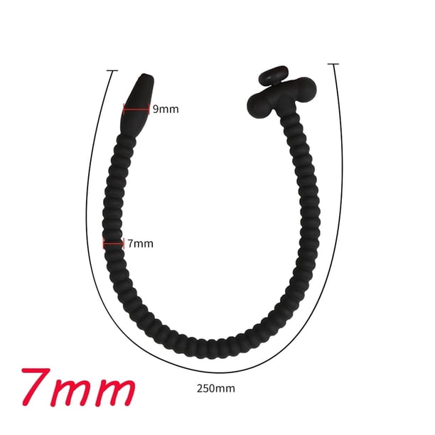 SM Silicone Hollow Urethral Catheter Dilator Horse Eye Stimulation Sounding Penis Plug Insert Urethra Adult Sex Toys for Men Gay