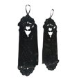 thumbnail image 2 of Guardurnaity Guantes sin dedos para bodas y fiestas Textura de alta gama y exquisitos guantes de novia artesanales Accesorios de disfraces Negro, 2 of 6