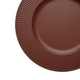 thumbnail image 3 of Home Trends 13-Inch Round Lined Rim Charger Plate Solid Color Red, 3 of 7
