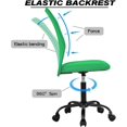 thumbnail image 3 of XgoodX Home Office Chair Mesh Desk Chair Ergonomic Computer Chair with Lumbar Support Mid Back 360° Rolling Swivel Adjustable Height Small Meeting Chairs -Green, 3 of 9