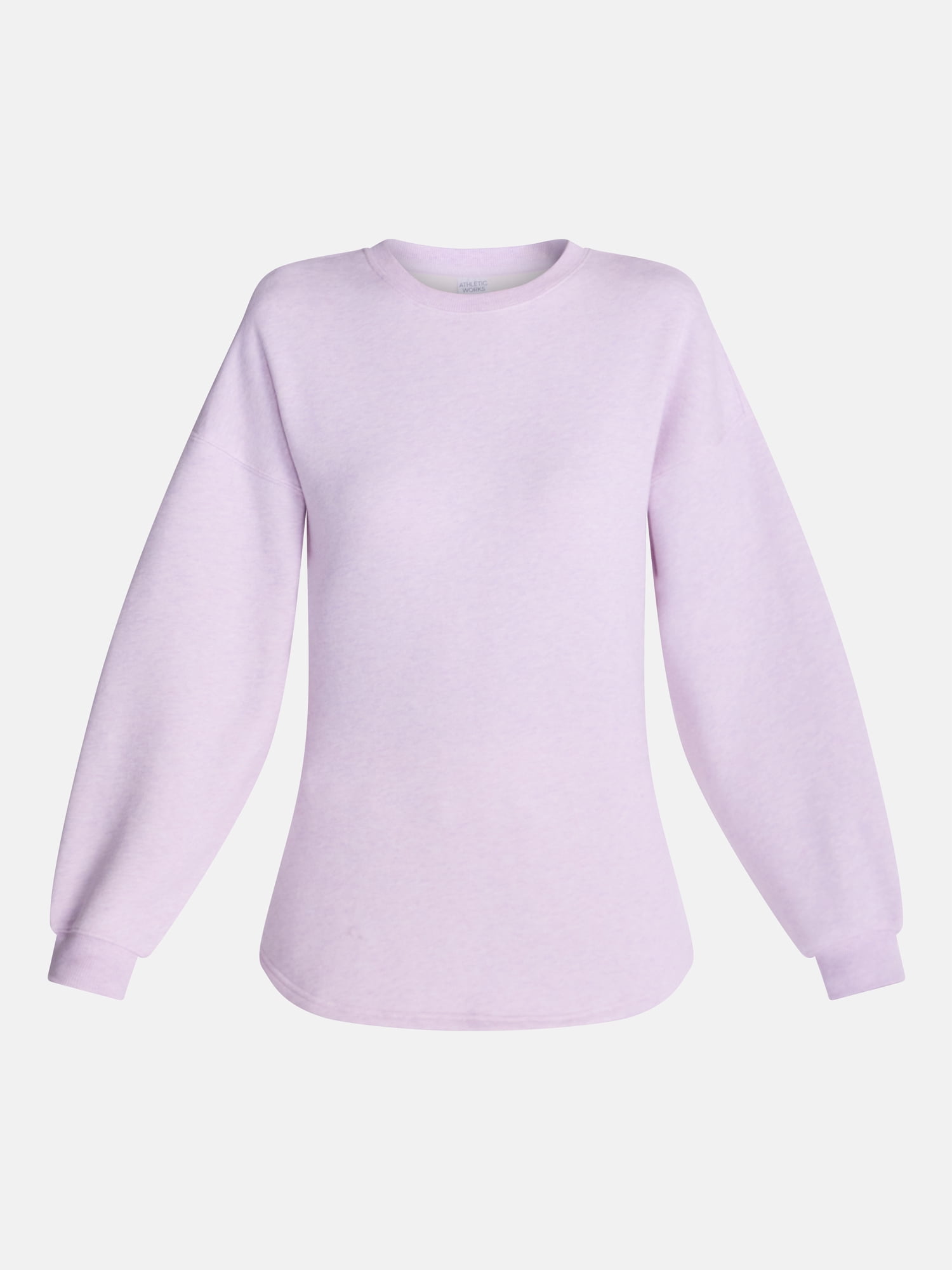 Athletic Works Women's and Women's Plus Cinched Fleece Sweatshirt, Sizes XS-4X