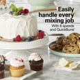 thumbnail image 3 of Hamilton Beach Electric Hand Mixer with QuickBurst, 6-Speed Corded, 250W, 3 Attachments and Snap-On Storage, Red, 3 of 8