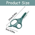 KAJHDGH Multi Purpose Kitchen Scissors 2 In 1 Wash Scissors With Brush