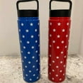 thumbnail image 3 of Double Wall Insulated Stainless Steel Water Bottle with Stars (2-Pack), 3 of 7