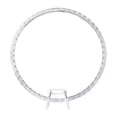 thumbnail image 1 of yuksok Embroidery Hoop Round Cross Stitch Hoop Display Frame 16cm Versatile Spring Tension Embroidery Frame for Needlework Wedding clear, 1 of 9