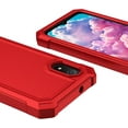 thumbnail image 3 of Compatible For Cloud Mobile Stratus C8 Slim Tough Hybrid Cell Phone Cover Case - Red, 3 of 5