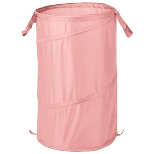 Mainstays Pop-Up Spiral Laundry Hamper, Pink