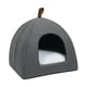 thumbnail image 1 of Cama para gatos, casa para mascotas, transpirable, cómoda, cálida, cueva, tienda universal para perros pequeños Gris M, 1 of 9