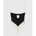 thumbnail image 5 of Demi Opulent Lace Bodysuit in Tuxedo Black, 5 of 5
