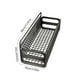 thumbnail image 3 of Cesta de almacenamiento de pared de metal para cocina y baño, organizador de acero inoxidable para artículos diversos, artículos de tocador y condimentos, con ganchos, fácil instalación, ahorra espac, 3 of 6