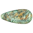 thumbnail image 3 of Red Pomegranate 1062-6 Ballad Triangle Plate, Turquoise & Brown - Set of 2, 3 of 5
