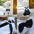 thumbnail image 4 of jiaroswwei Dog Bow Tie Suit Portable with Strap Cloth Stylish Pet Clothes for Outdoor, 4 of 8