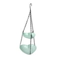 thumbnail image 4 of Vsenkes Hanging Birdfeeder Creative Ideal Gifts Bird Bath for Balcony Porch Courtyard Green, 4 of 9