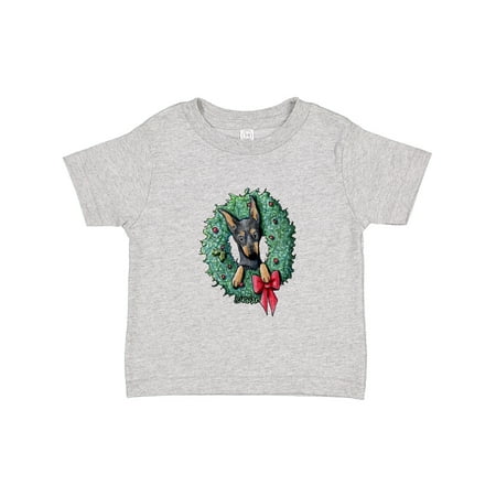 

Inktastic KiniArt Min Pin Christmas Gift Toddler Boy or Toddler Girl T-Shirt