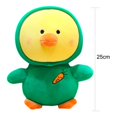 thumbnail image 3 of Paquete de juguetes de peluche con 3 pollitos de piel con disfraz, supersuaves, 3 of 6
