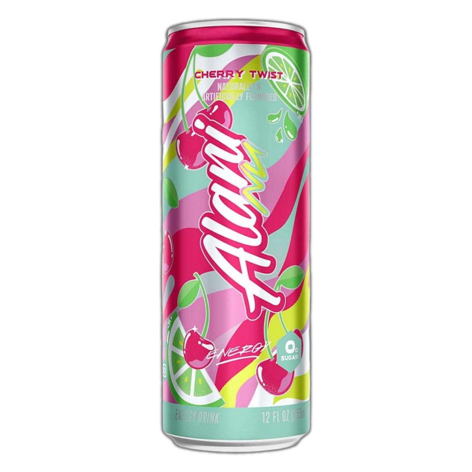 New Alani Energy Drinks Blue Slush, Orange Kiss, Cherry Twist New Flavors Variety Pack Sugar-Free, Low-Calorie, 200mg Caffeine, Energy Boost Drinks 12 fl oz (Pack of 6)