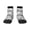 2 Black-1, variant on Hand Drawn Snake Pattern Quarter Crew Socks,Toe Seamed Ankle Socks,Cotton Cushioned Breathable Athletic Crew Sports Socks