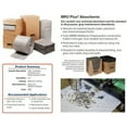 thumbnail image 2 of Brady 15'' X 19'' SPC MRO Plus Gray 3-Ply Meltblown Polypropylene Dimpled Perforated Full Size Heavy Weight Sorbent Pad With Dispense-n-Dispose System (150 Per Case), 2 of 4