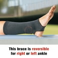 thumbnail image 5 of ACE Brand Compression Ankle Support, Black, Small/Medium, 1 Support, 5 of 7