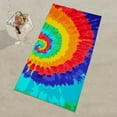 thumbnail image 2 of Personalization Mall Tie-Dye Fun 30x60 Beach Towel, 2 of 4