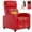 Red, variant on YRLLENSDAN Living Room Recliner Chair with Massage, Adjustable PU Leather Single Sofa Chair for Bedroom Ergonomic Reading Chairs for Adults Accent Seating Chair with Padded Backrest