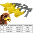 thumbnail image 5 of Dog Muzzle Silicone Duck Mouth Mask For Stop Barking Adjustable Anti-Bite Dog Mouth Cover, Breathable Washable Training for Dogs, 5 of 10
