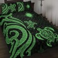 thumbnail image 1 of Juego de cama acolchado Islas Marshall - Tortuga Tentáculo Verde, 1 of 5