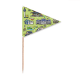 thumbnail image 1 of Famous Tourist  Attractions in South Korea Toothpick Triangle Cupcake Toppers Flag, 1 of 3