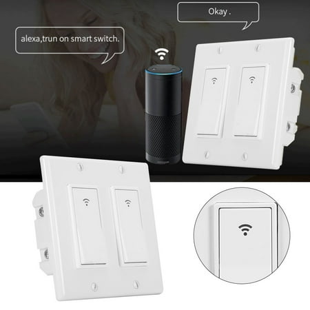 Herwey 1 2 3 Gang Smart Wifi Wall Light Switch Timer For