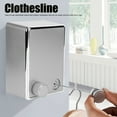 thumbnail image 4 of Retractable Clothesline Wall Mounted Stainless Steel Durable Indoor Balcony Drying Rack, 4 of 20