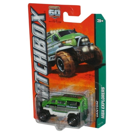 Matchbox MBX Explorers (2012) Green Vantom Toy Truck #91/120