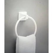 Franklin Brass D2416W Die Cast Zinc White Towel Ring 5-13/16 Dia. x 5.91 L in.