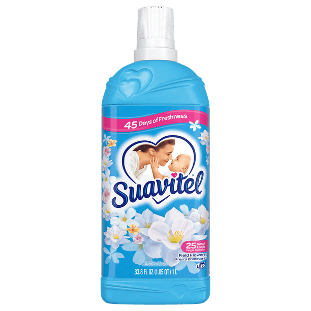 Suavitel Liquid Fabric Softener Conditioner, Field Flowers 33.8 fluid ounce