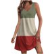 thumbnail image 1 of Vestido de Verano para Mujeres sin Mangas Cuello en V con Impresión de Bolsillo, Vestido Casual para Uso Diario Y de Fiesta, 1 of 6