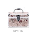 thumbnail image 2 of ziyahi Storage Case Makeup Box Multifunctional Multicolored Jewelry Container Code Cases Craftsmanship Women Suitcase Beige/S, 2 of 6