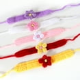 thumbnail image 3 of Pet Collar, Adjustable Handmade Knitting Cat Circle Collar Flowers Dog Bandana, 3 of 8