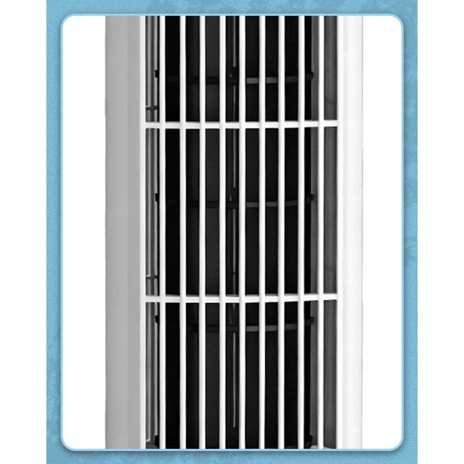 Tower Fan, 110V, 25W, 16 Inch Mini Column Tower Fan, Touch Control with Remote, Plastic Body, Copper Motor, White, 3 Speed, Oscillating, 9-Hour Timer, Floor & Wall Mount for Home Use
