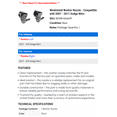 thumbnail image 2 of Windshield Washer Nozzle - Compatible with 2007 - 2011 Dodge Nitro 2008 2009 2010, 2 of 2
