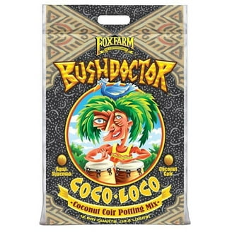 FoxFarm Bush Doctor Coco Loco Potting Soil Mix, Coconut Coir, 2